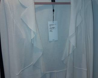 *BRAND NEW WITH TAGS* St. John (Exclusively For Neiman Marcus) White Shawl (Original Price Of $795)