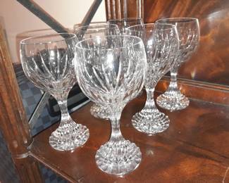 Set Of 6 Baccarat Crystal (France) Drinking Glasses (With The Original Box)