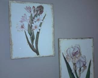 Stretched Canvas Floral Wall Art