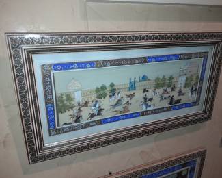 Framed Handpainted Tile