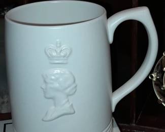 Antique King George VI & Queen Elizabeth 1937 Coronation Mug By Wedgwood