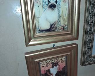 Framed Cat Artwork