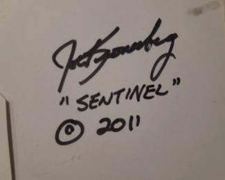 ORIGINAL 8x10 Framed "The Sentinel" Pastel Drawing Signed By Joe Kronenberg" (Original Retail Price Of $750)