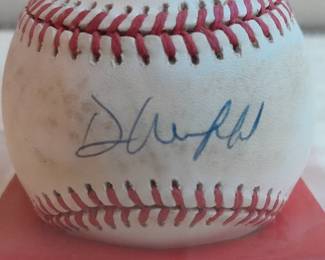 Baseball In Display Case Autographed By David Winfield - NY Yankees. (Certified By PSA/DNA). 