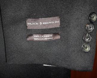 *BRAND NEW W/ TAGS* Black Brown 1826 Cashmere Trench Coat (Original Retail Price Of $1,050) 