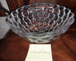 Orrefors Bubble Crystal Bowl