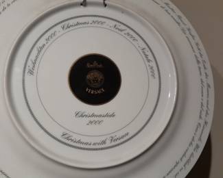 Versace "Christmastide 2000" Plate By Rosenthal