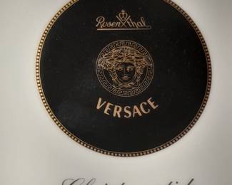 Versace "Christmastide 2000" Plate By Rosenthal