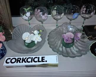 Assorted Decorative Glassware, Crystal, Etc.