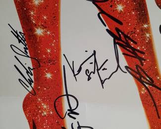 Kinky Boots On Broadway Window Card Poster Signed By 30&nbsp;Members Of The Cast. (Uncertified). Measures 14x22.&nbsp;