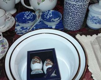 Assorted Kitchenware (Glassware, China, Teapots, Etc.)