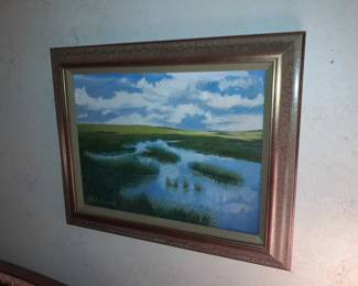 Framed Painting Signed By The Artist