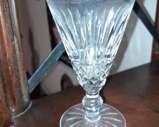 Set Of 6 Waterford Footed Glasses