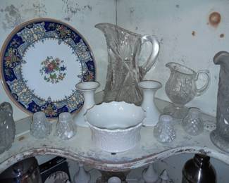 Assorted Crystal & China Pieces