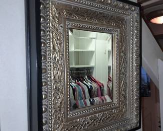 Elegant Gold & Black Framed Square