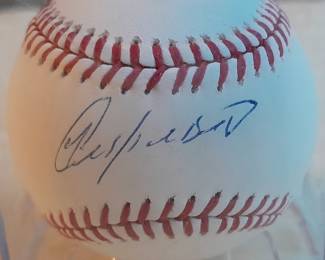 Baseball Autographed. (Certified By Steiner Sports With Holographic Sticker).