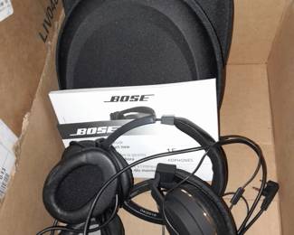 Bose Headsets W/ Carrying Cases
