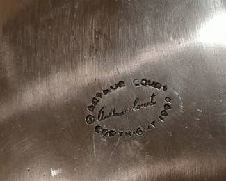 Grapevine Pewter Serving Plate By Arthur Court (1990s)
