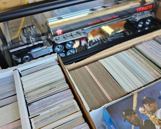 Sports card collection including baseball, football, basketball, hockey & more. Including rookie cards, autographed cards, patch cards, numbered series cards, sets & more.