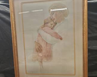 We have a few Irene Spencer limited edition prints with authentic signatures.