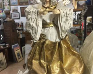 Dressed Angel vintage doll 