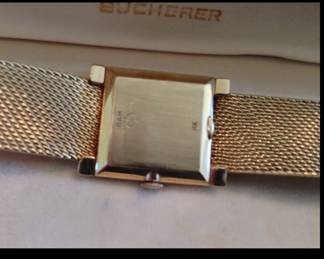 Baume & Mercier gold watch 