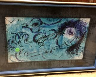 Vintage Chagall Lithograph