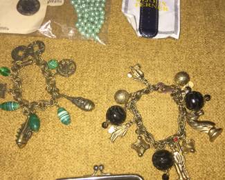 Vintage charm bracelets 
