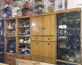 Drexel six piece Display Cabinet (separate pieces can be arranged)