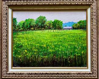 “Austrian Meadow” - Acrylic on Canvas by Edward Postma