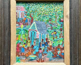 Acrylic/Mixed Media by Haitian Artist Durosaire