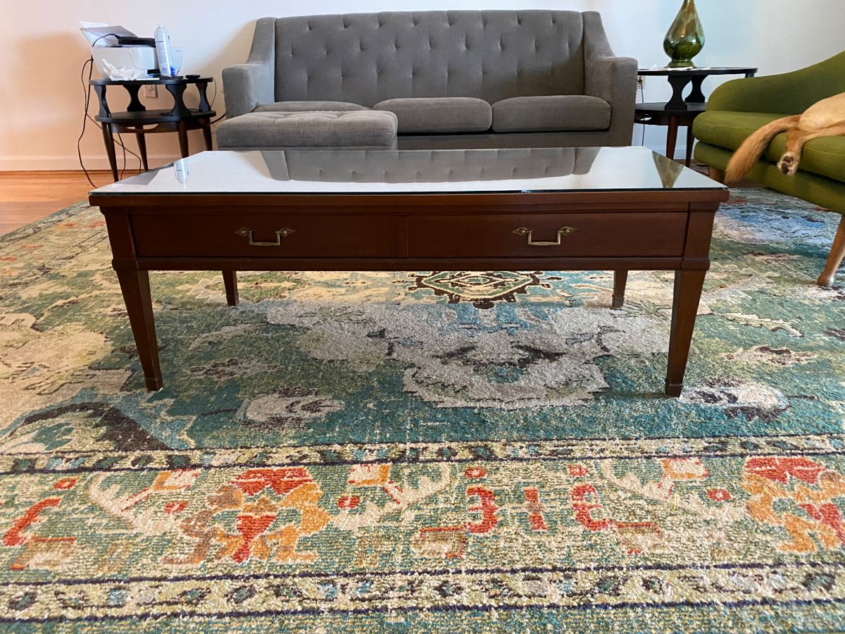 MCM coffee table with drawer
