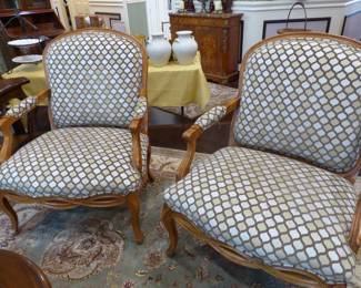Pair of stunning bergere chairs