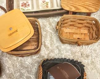 Longaberger Baskets In Excellent Condition With Inserts 