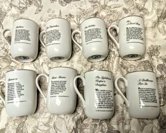 Norman Rockwell Collectible Mugs 