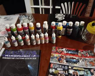 Airbrush Paints and Misc Airbrush Items