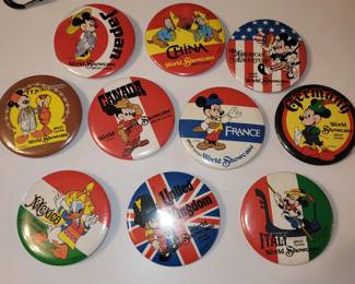 Disney Epcot Buttons