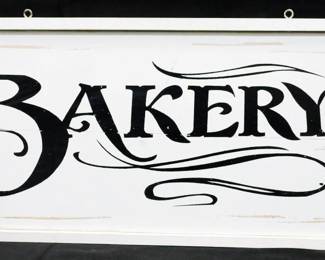 147 - Wooden Bakery Sign 13 x 31
