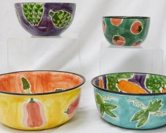 168 - 4pc S. Purifoy Mixing Bowl Set
