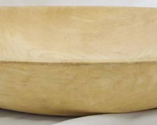109 - Wooden Dough Bowl 4x21x11

