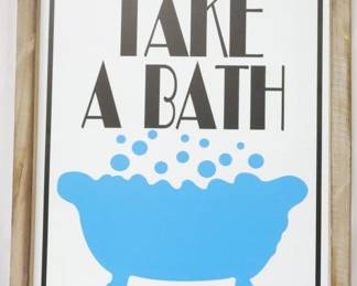 59 - Take A Bath Frame 16x13
