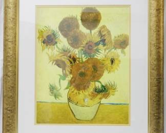 81 - Van Gogh Flower Frame 28x24
