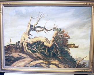 Oil on Canvas by listed artist