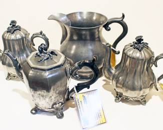 19th Century American Pewter - Maker Signed