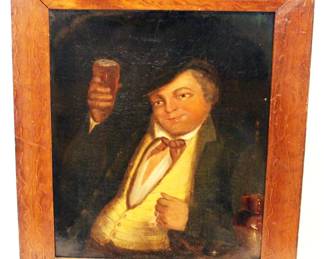 19th Century European Oil on Canvas