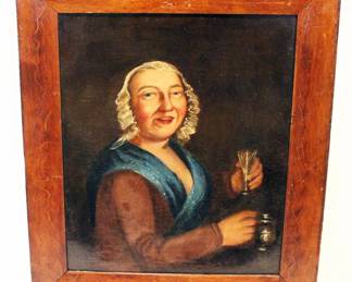 19th Century European Oil on Canvas