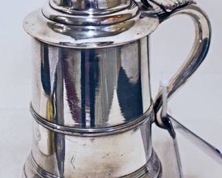 Scarce Early 19th Century English Sheffield silverplated Tankard
