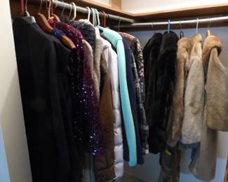 Vintage clothing & faux furs