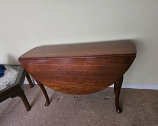 Cherry drop leaf table by Anthony Hay, Va