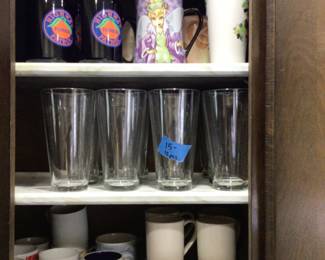 Mugs, glasses 